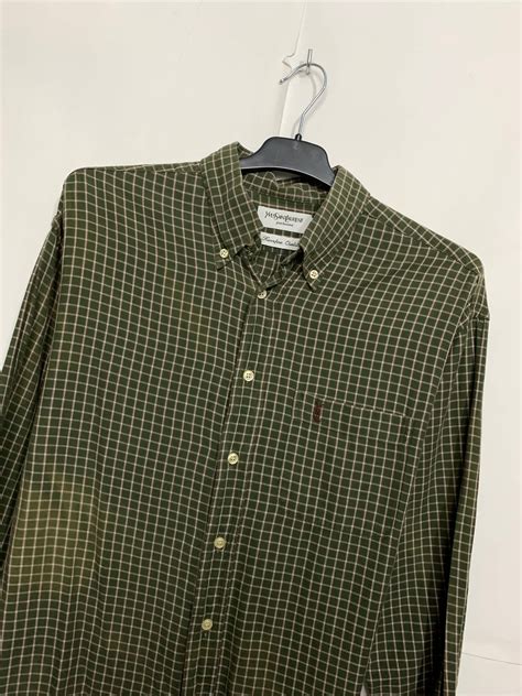 ysl yellow flannel|ysl saint laurent.